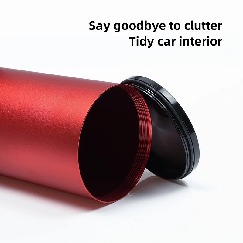 2025 Hot Car Cup Trash Can Aluminum Alloy Garbage Bin Ashtray For Mazda 2 6 3 CX5 CX80 CX70 CX90 MX30 CX60 CX50 CX30 BT50 e-TPV