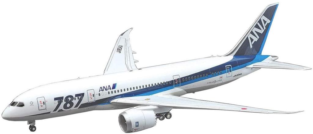 Hasegawa ANA Plastic Model Kit 16 1/200 B787-8