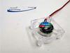 Silent 3010 LED Fluid Bearing Graphics Card Cooling Fan - 3CM Transparent Color-Changing, 5V/12V/24V.