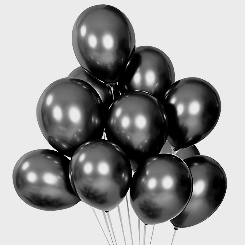 Solid Color 10-Inch Matte Latex Balloon Set for Children's Birthday Decoration