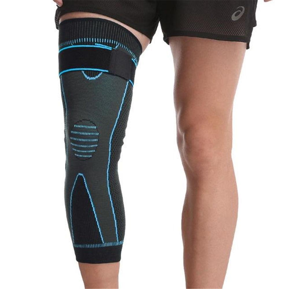 1 пара спортивных наколенников, длинные компрессионные наколенники, наколенники, защита ног для мужчин и женщин, баскетбольный артрит