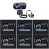 BC49BQ MP3-плеер с поддержкой Bluetooth, широко применимый, поддержка TF-карты, 3A QC3.0, Bluetooth-совместимый 4.2, зарядное устройство, FM-модулятор для автомобиля