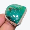 Хризопраз Драгоценный камень 925 Стерлинговое серебро Ювелирное кольцо Размер регулируемый SU-10478