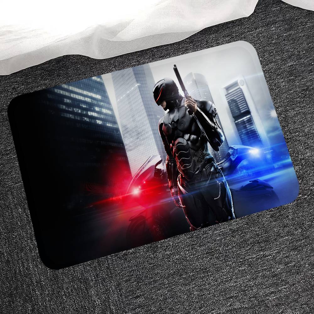 Боевик Р-Робокоп Коврик для ванной Детская комната Спальня Декорация Балкон Противоскользящий Придверный коврик Гостиная Приветственный коврик