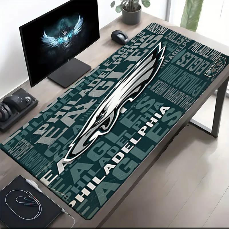 Eagles Theme Mouse Pad, Non Slip Rubber Base, Multifunctional Office & Home Decor, Perfect for Workspace Personalization.