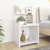 VidaXL Bedside Tables 2 Pcs White 40x35x60 Cm Particleboard