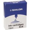 Sailor fountain pen Fountain Pen Cartridge Ink Gentle Blue 13-0404-140