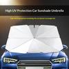 Car Umbrella Windshield Sunshade Foldable UV Block for Front Window Vehicles Sun Heat Shielding for All Sizes