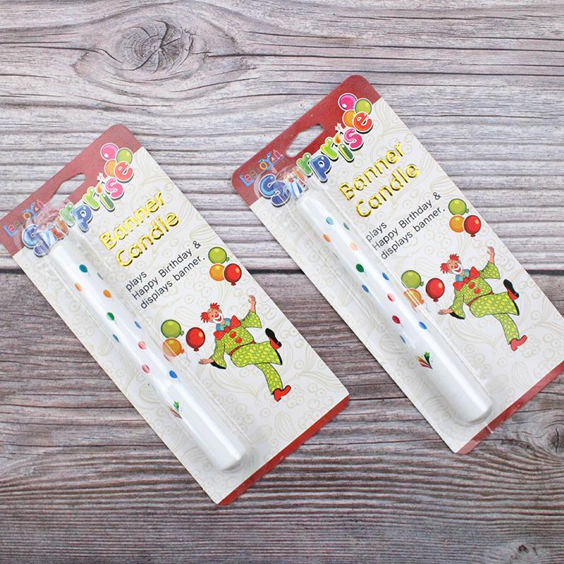 Креативная свеча-сюрприз «Клоун», баннер для вечеринки, смешное украшение для торта на день рождения, реквизит для розыгрыша, композиция, свеча