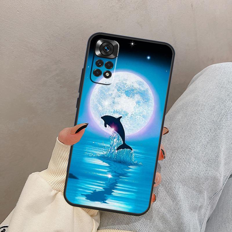 Дельфин Для Xiaomi Redmi Note 14 10 11 12 13 15 Pro Plus Чехол Обложка Для Redmi 15 15C 14C 10C 12C 13C