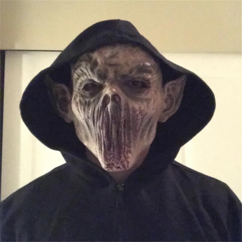 Страшная маска на Хэллоуин, инопланетный убийца, вилочный монстр, декор для вечеринки, маски зомби-дьявола, жуткий биохимический костюм вампира
