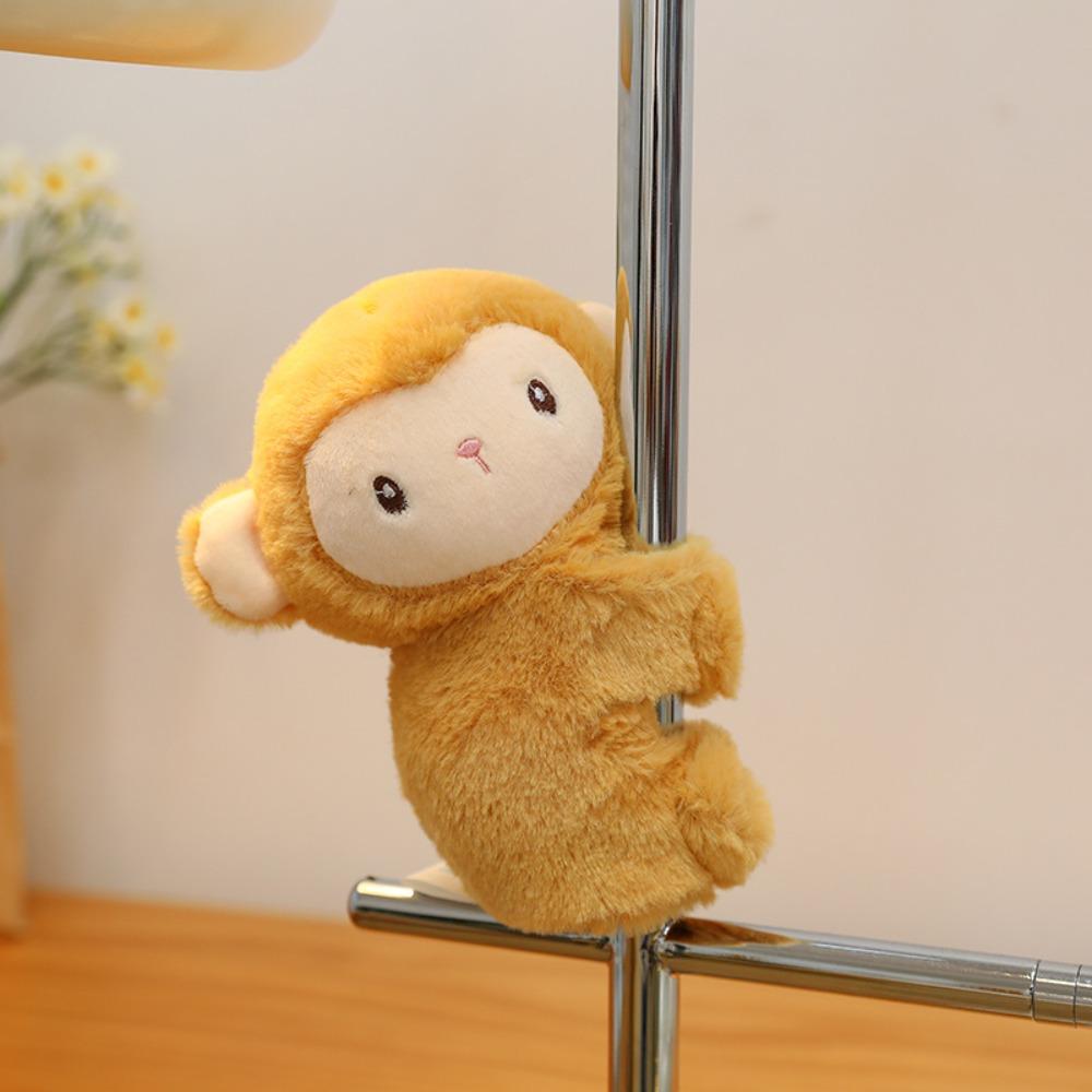 Имитация браслета для пощечины, серия «Собака, обезьяна, плюшевый браслет на запястье», плюшевая кукла, браслет для пощечины, рождественская игрушка