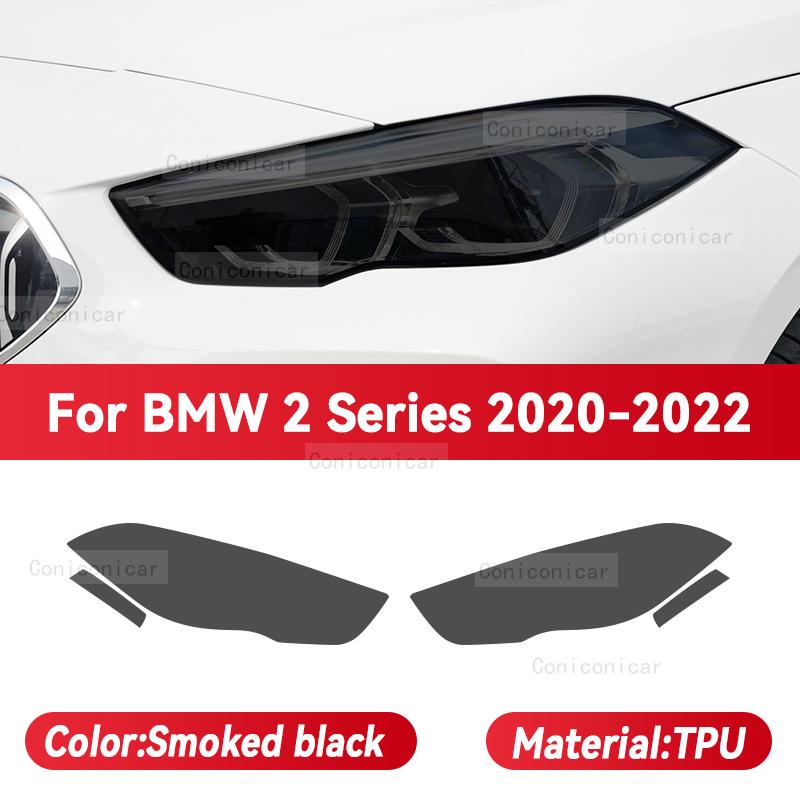 For BMW 2 Series F22 F23 F44 G42 2014-2023 Car Headlight TPU Protective Film Front Light Tint Change Color Sticker Accessories