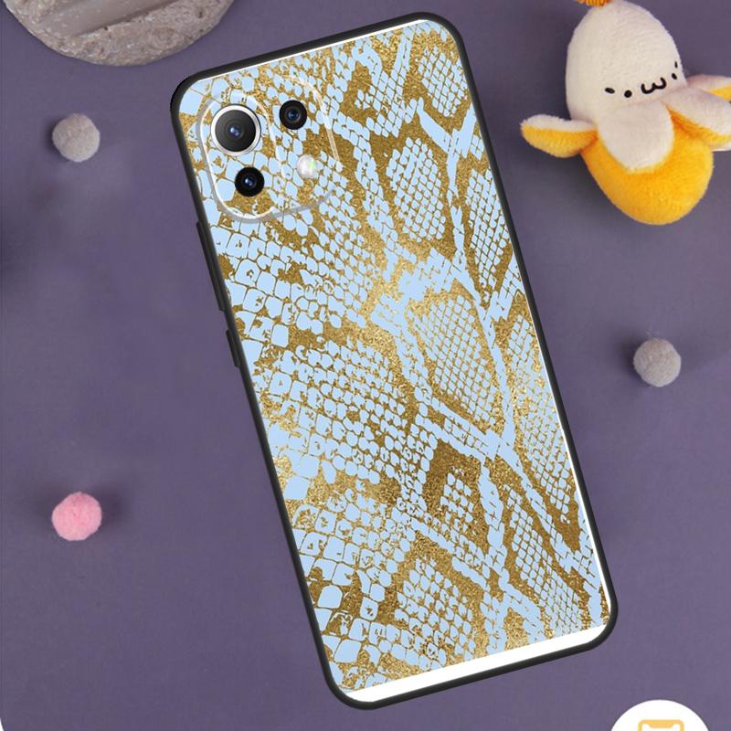 Чехол под змеиную кожу для Xiaomi 15 14 Ultra 13T 14T 15T 17 Pro Max POCO F8 Ultra F5 F6 F7 X5 X6 X7 Pro