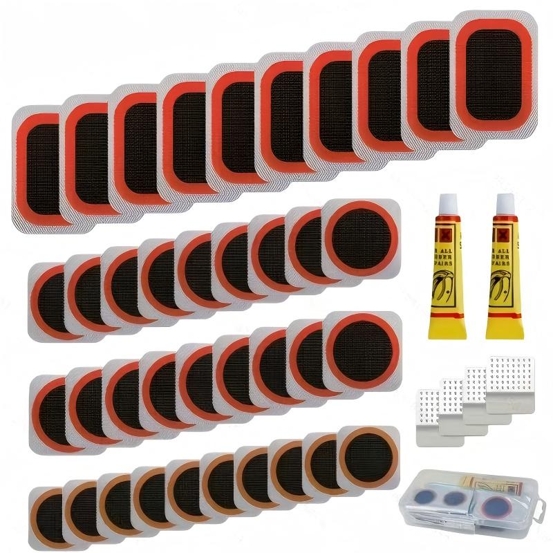 Automotive Emergency Rescue Kit Tyre Repair Kit Puncture Repair Kit, Anti-Puncture Kit Motorcycle, Puncture Repair Tool with Bag