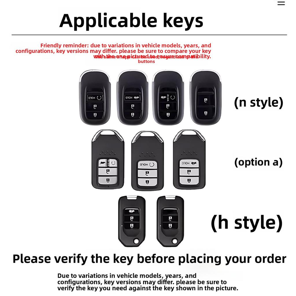 2025 HondaEleventh and Half Generation Accord Key Set New 11th Generation Luxury Luxury EditionSpecial Full Package Shell Buckle UH3