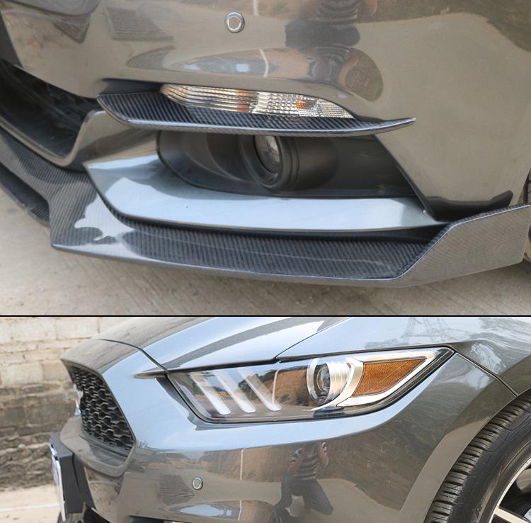 Carbon Fiber Wind Knife Turn Signal for 15-17 Ford Mustang