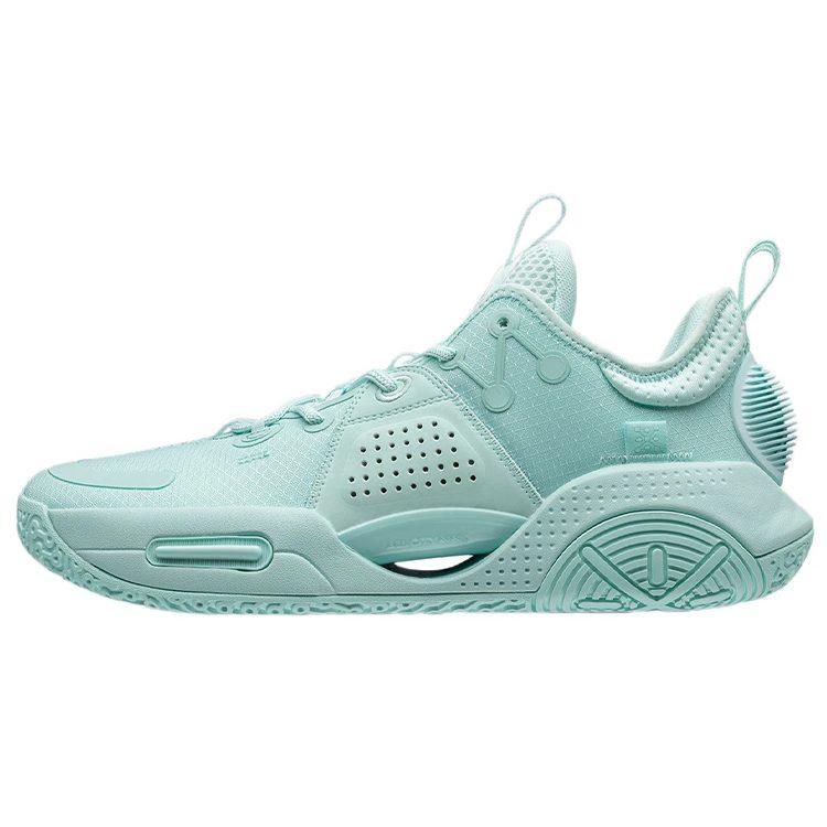 Баскетбольные кроссовки Li Ning All City 9 V1.5 Мужские Низкие Зеленые с рисунком 'Волна' ABAR077-11