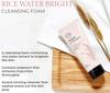 The Face Shop Rice Water Bright Foaming for Glowing Face Wash, Cleanser, Korean Skin Care 100ml