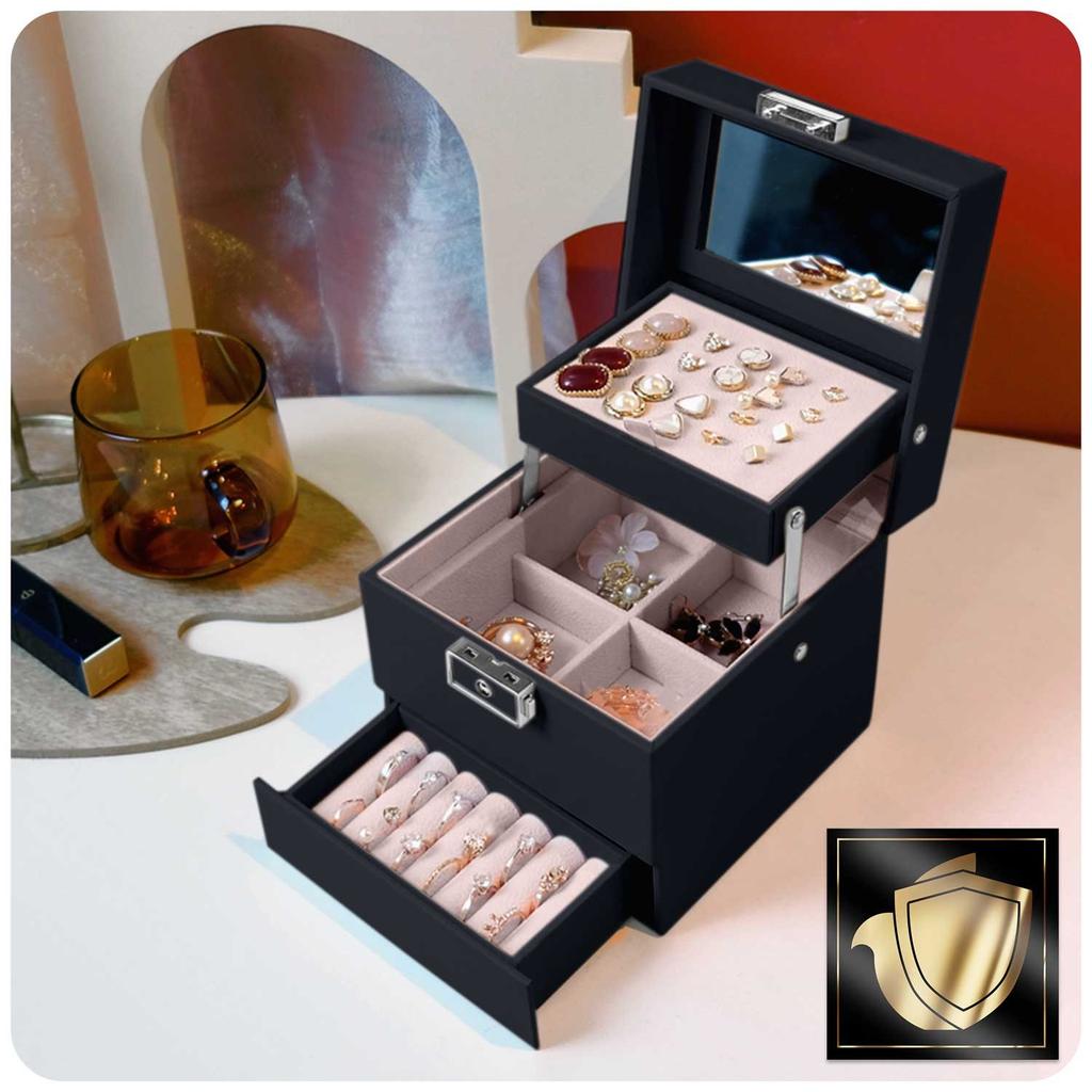 Jewelry Box Ms-703 Massido - Black