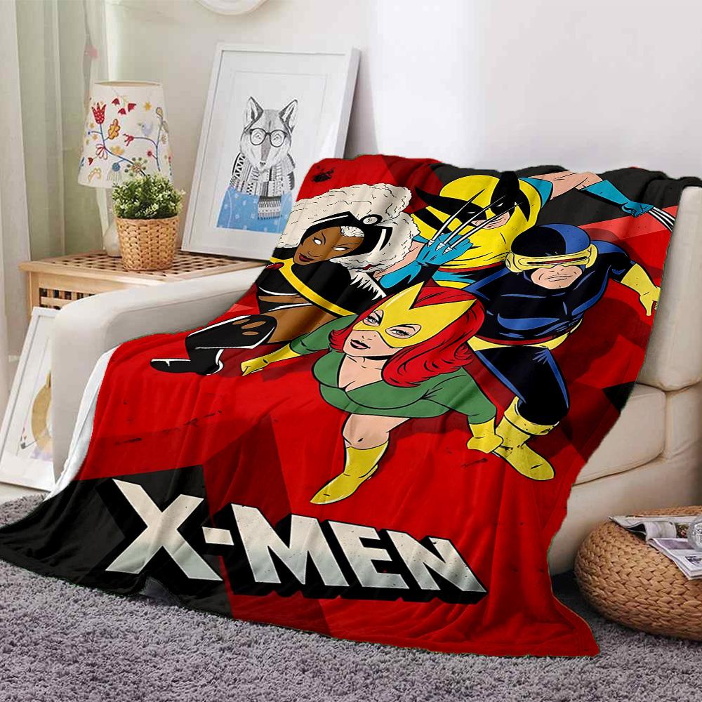 Xmen Series Flannel Blanket Super Soft Warm Cozy Blanket For Sofa Bed Office Travel Allseason Home Decor Gift