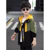 Boys Spring and Fall High Collar Handsome Rushing Jacket Middle and Large Children Long-sleeved Zipper Sports Coat
