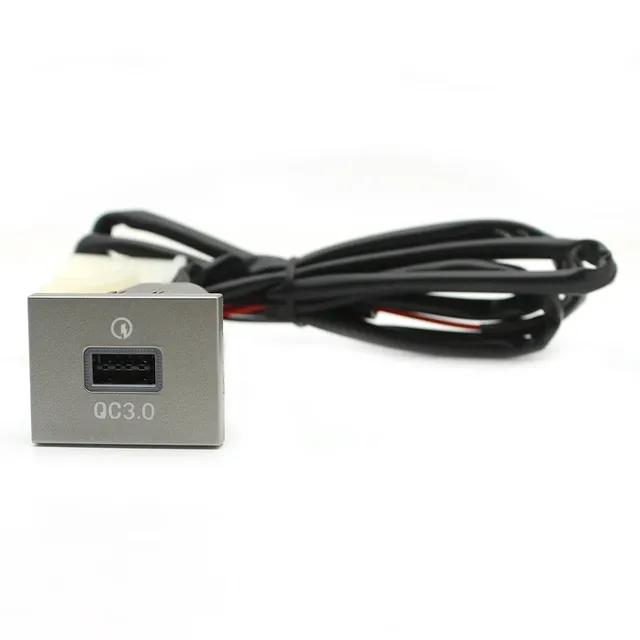 USB-разъем для автомобильного зарядного устройства 12 В/24 В, USB-розетка для зарядки, адаптер питания типа PD для Ford Focus 2 mk2 2009 2010 2011, аксессуары