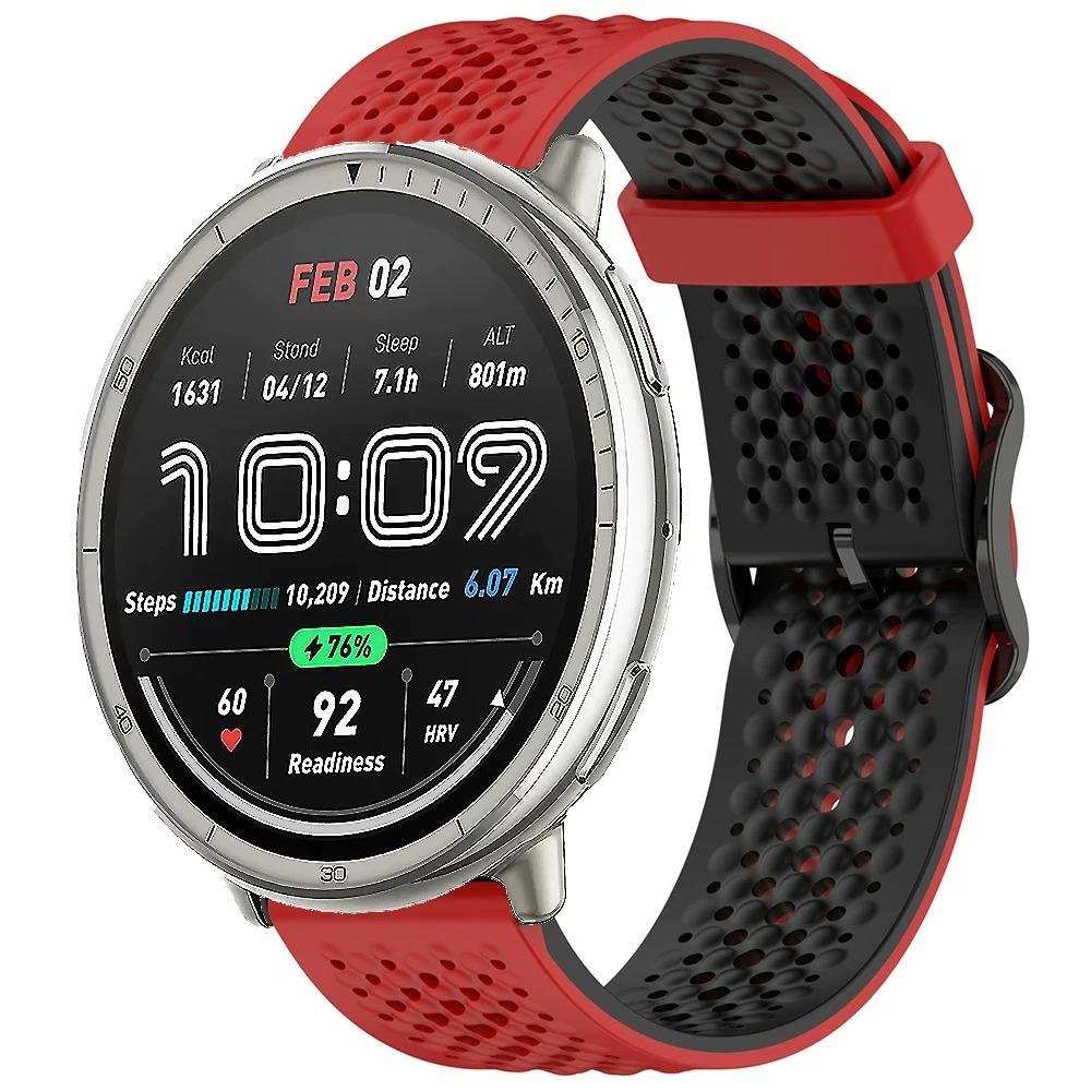 20-метровый силиконовый ремешок для Amazfit Active 2, спортивный сменный браслет для Amazfit GTS 4 mini 3 2 2e/Bip 3/3 Pro/Bip U Pro