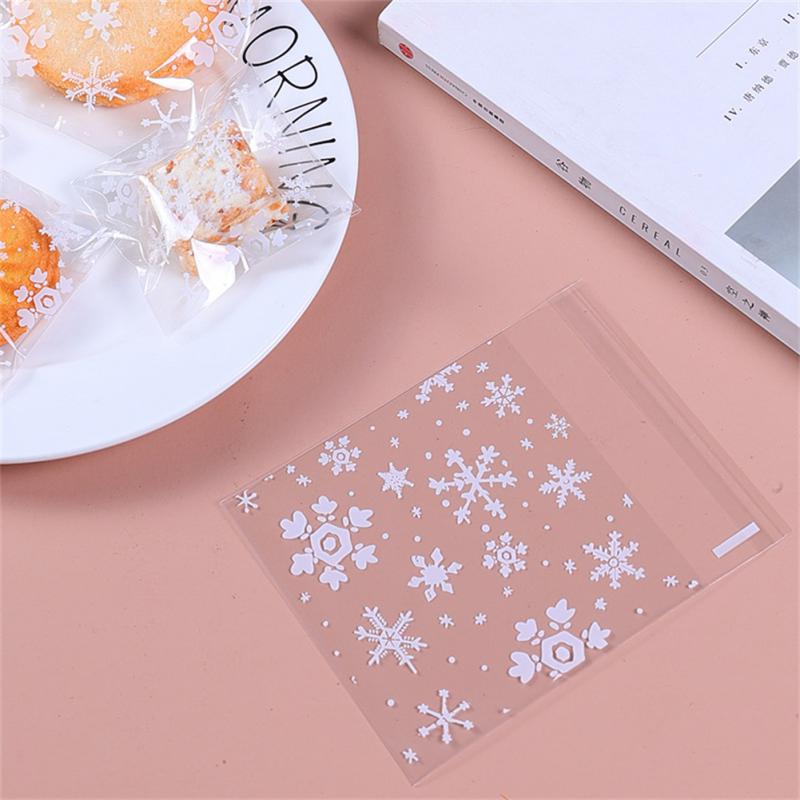 100 шт. Маленькие пластиковые пакеты для печенья Прозрачный целлофановый пакет для подарков на день рождения Пластиковые прозрачные подарочные пакеты для конфет и печенья