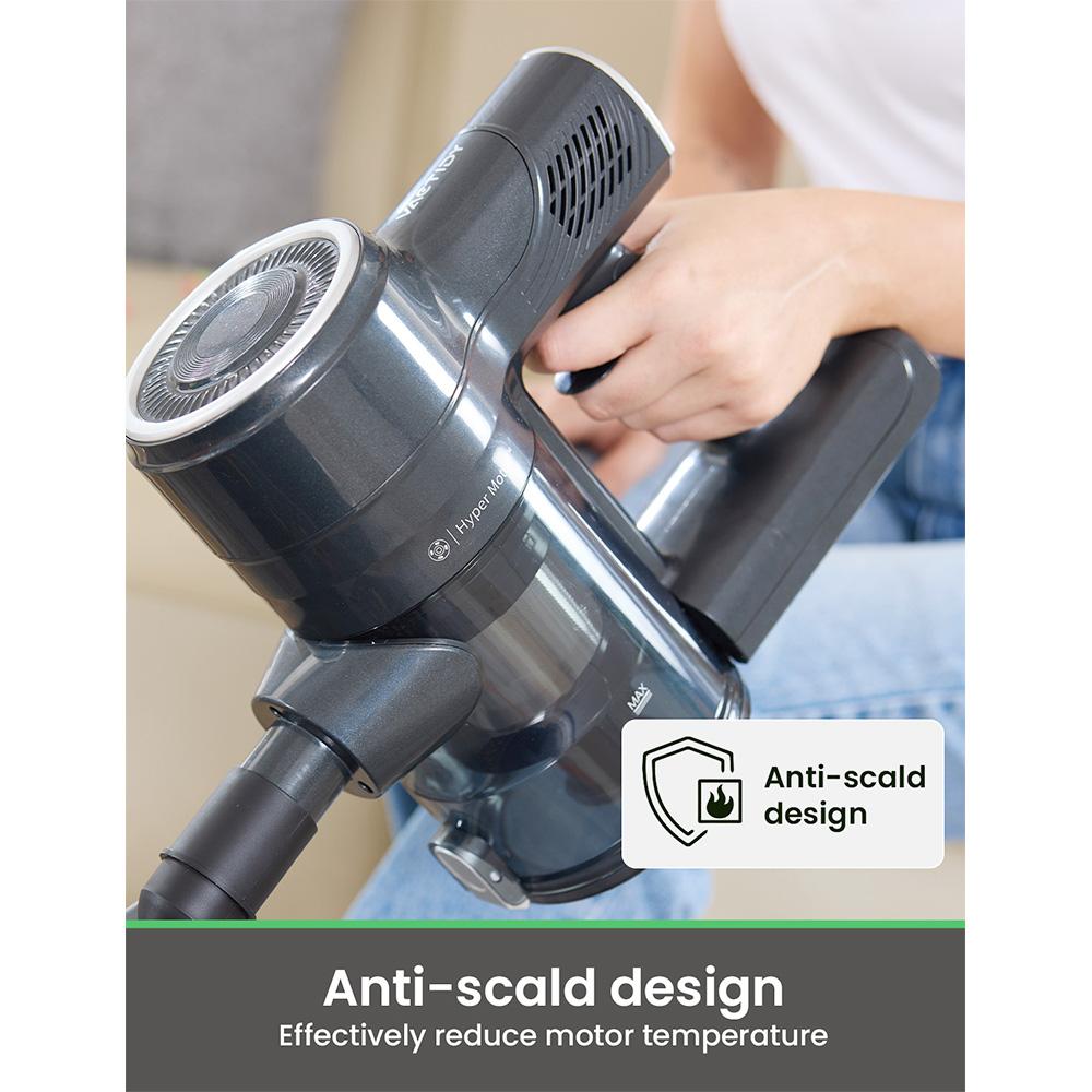 Vactidy C6 Corded Vacuum Cleaner, 18kPa Powerful Suction, 800ml Dust Box, with 7m Cable, 600W Motor, HEPA Filter