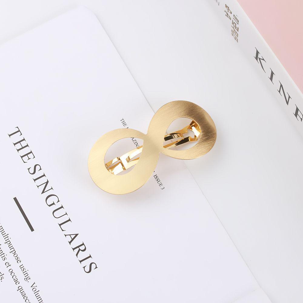 Hair Accessories Barrettes Girls Hairgrips Metal Hairgrips Horsetail Clip Geometry Hair Clip