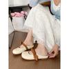 Bow Soft Bag Head Half Slippers Women's Outer Wear 2025 New Lazy Flat Bottom Cool Slippers