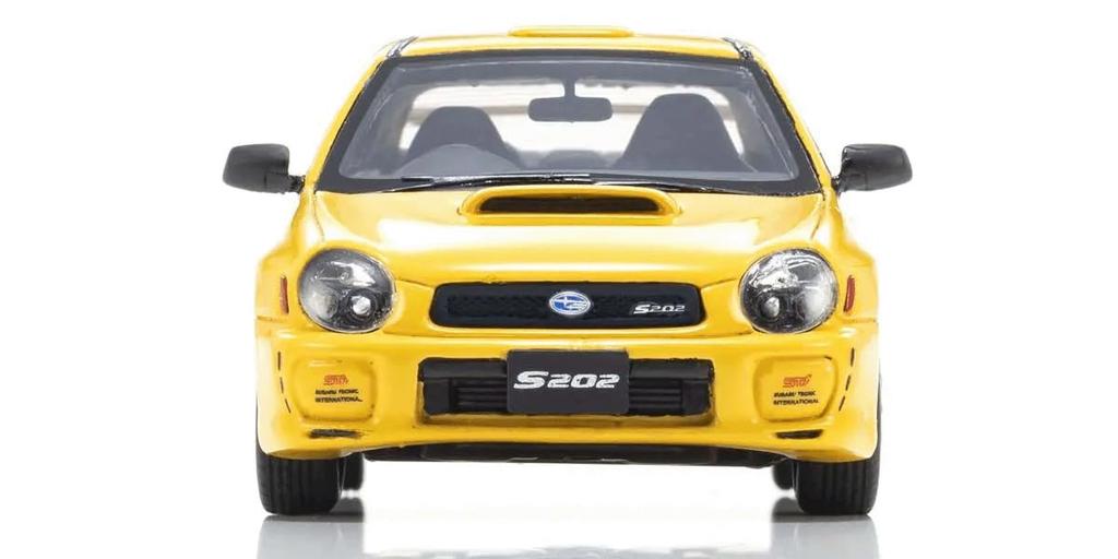 Kyosho Original Subaru Impreza S202 Желтый Готовый продукт 1/43