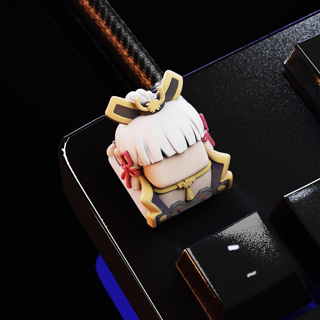 Genshin Impact Artisan Keycap Смола Кастомная Персонализированная Клавишная Колпачок Милый Аниме Кейкап для Механической Клавиатуры Аксессуары Подарки