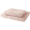 TODAY Set of 1 Bath Sheet 100% Cotton 70x130 Cm + 1 Bath Towel 50x100 Cm - Sand Rose