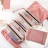 4-in-1 Portable Cosmetic Bag Travel Foldable Compact Toiletry Bag Kit Four Detachable Compartments Makeup Pouch Organizer