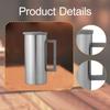 Stainless Steel Pitcher with Lid Multifunctional 1600ml Wide Kettle Beverage Container for Kitchen
