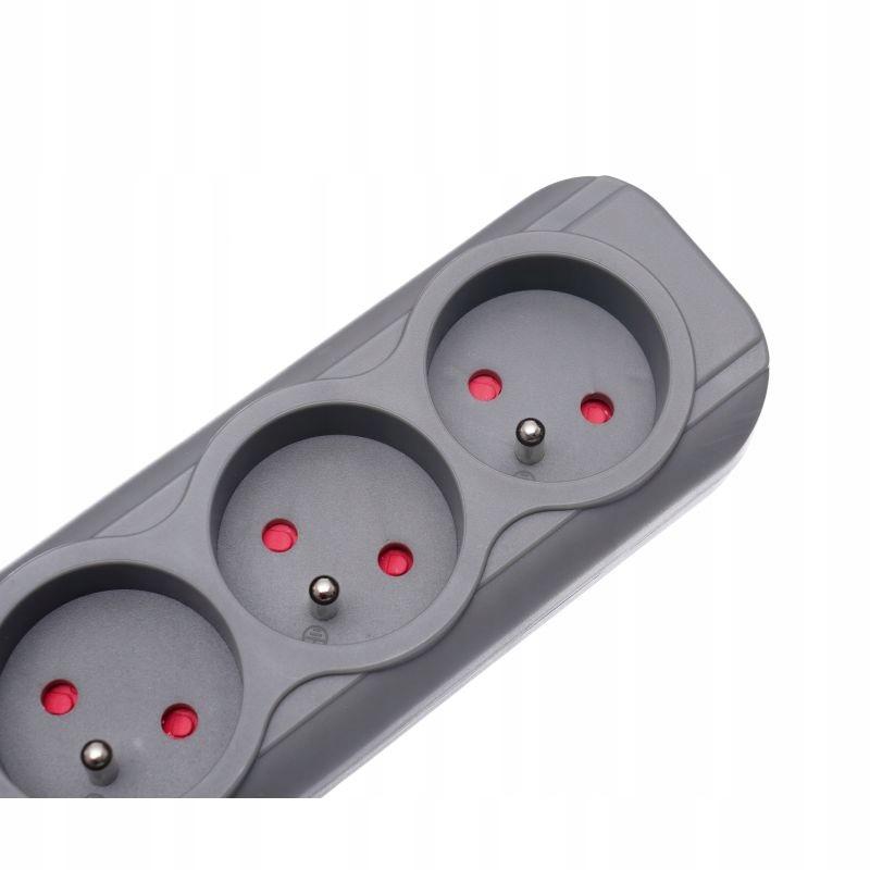 Extension cord 1.5M Strip 2XUSB + 5X230V + Switch