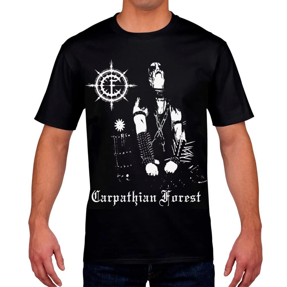 Футболка Carpathian Forest Мы Попадем в Ад за Это Норвежский Блэк-метал Лето Мужская Женская Топ Футболка Уличная Одежда Повседневная