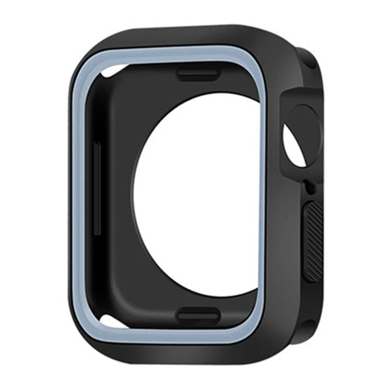 Чехол для Apple Watch 9 8 7 6 SE 5 3 Бампер Защитная крышка Чехол Аксессуары IWatch 42MM 41MM 38MM 45MM 44MM 40MM Чехол
