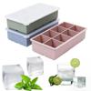 8 Grids Reusable Silicone Ice Cube Mold BPA Free Ice Maker Food Grade Maker Form Frozen DIY Ice Cubes Mould Tray With Lid