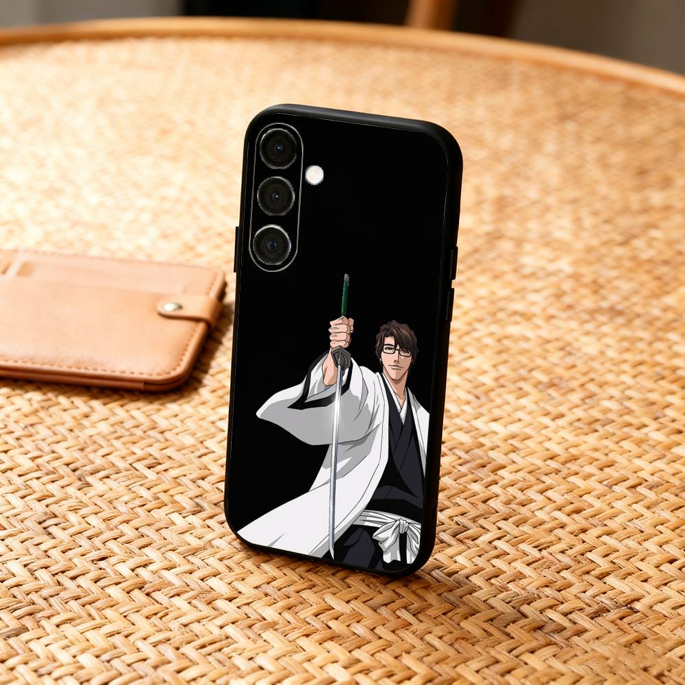 Чехол для телефона B-Bleach Anime A-Aizen для Samsung A73,72,71,53,52,51,22,91,80, Мягкий черный чехол