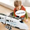 Simulation of High-speed Rail Train Electric Sound Light Small Train Model Boys and Girls Children's Toys