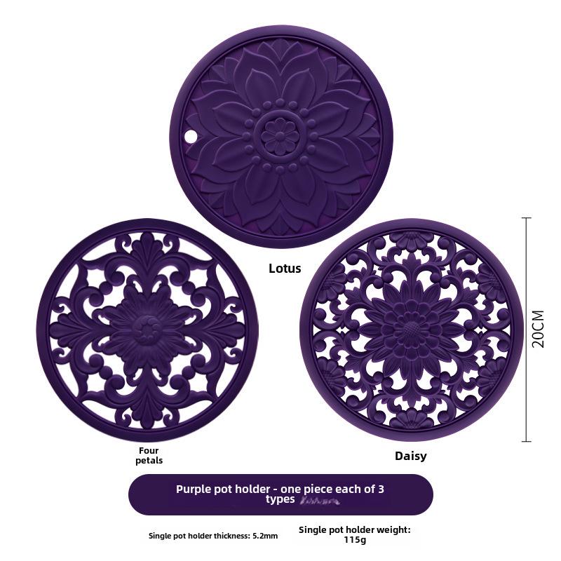 **Термостойкая силиконовая подставка - Классический китайский дизайн**