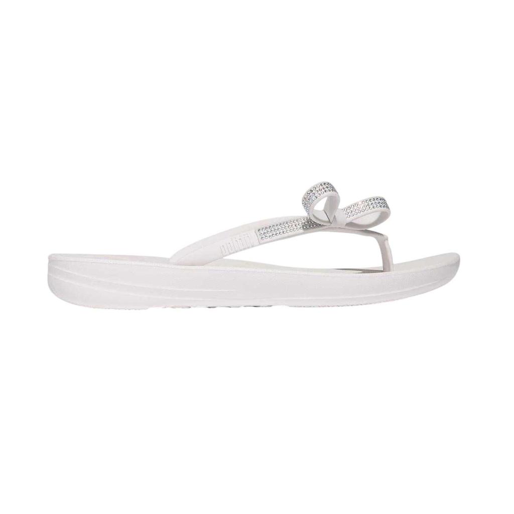 Fit Flop Womens/Ladies Iqushion Rhinestone Bow Detail Flip Flops