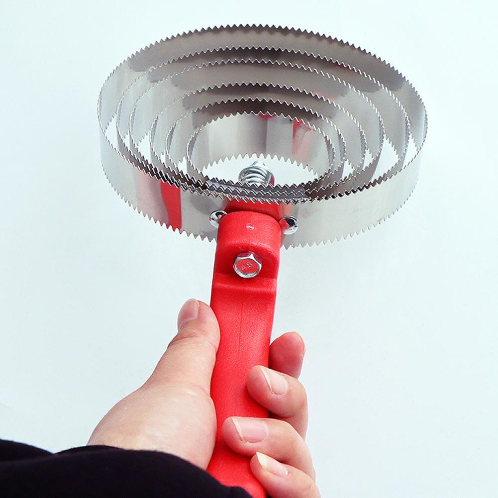 Hair Cleaning Brush 4/5/6 Circles Stainless Steel  Comb Scraper With Anti-itch Rake For Horse Sheep Cattle