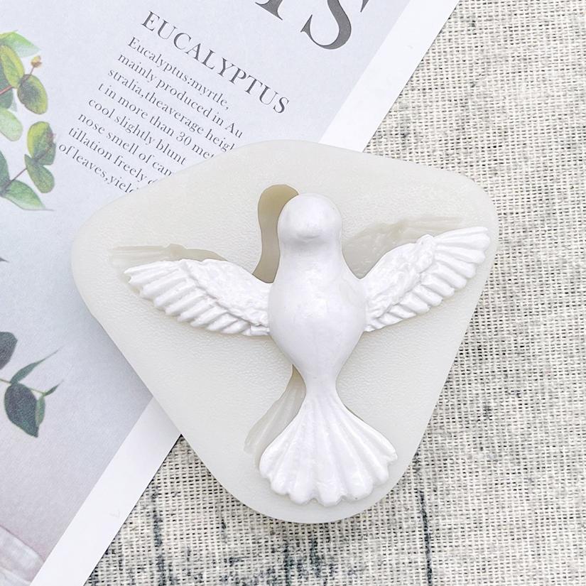 Dove Silicone Sugarcraft Mold Resin Tools Cupcake Baking Mould Fondant Cake Decorating Tools
