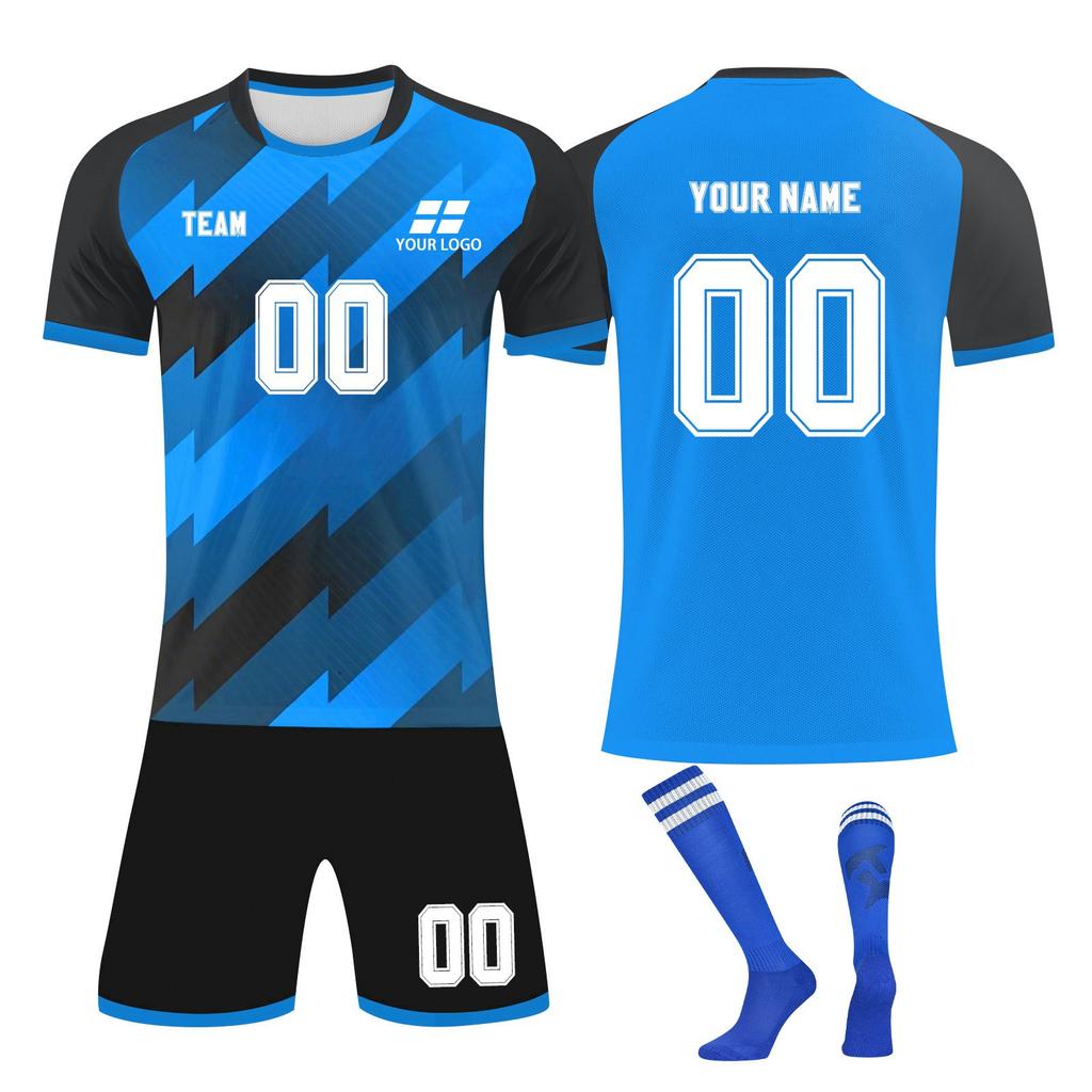 Personalised Shirts Kit Mens Girls With Name Number Custom Football Jerseys For Boys Training Suit