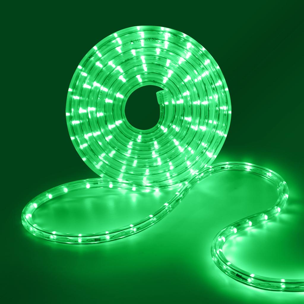 Светодиодная лента RGB Неон 110В 220В, гибкая, 360 градусов, круглая, водонепроницаемая, радужная трубка, 8 режимов, для рождественского украшения