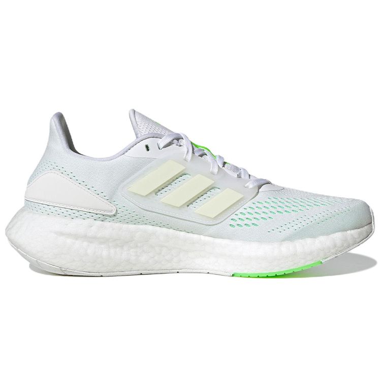 adidas PureBoost 22 White Beam Green Мужские кроссовки Cloud-White GZ5175